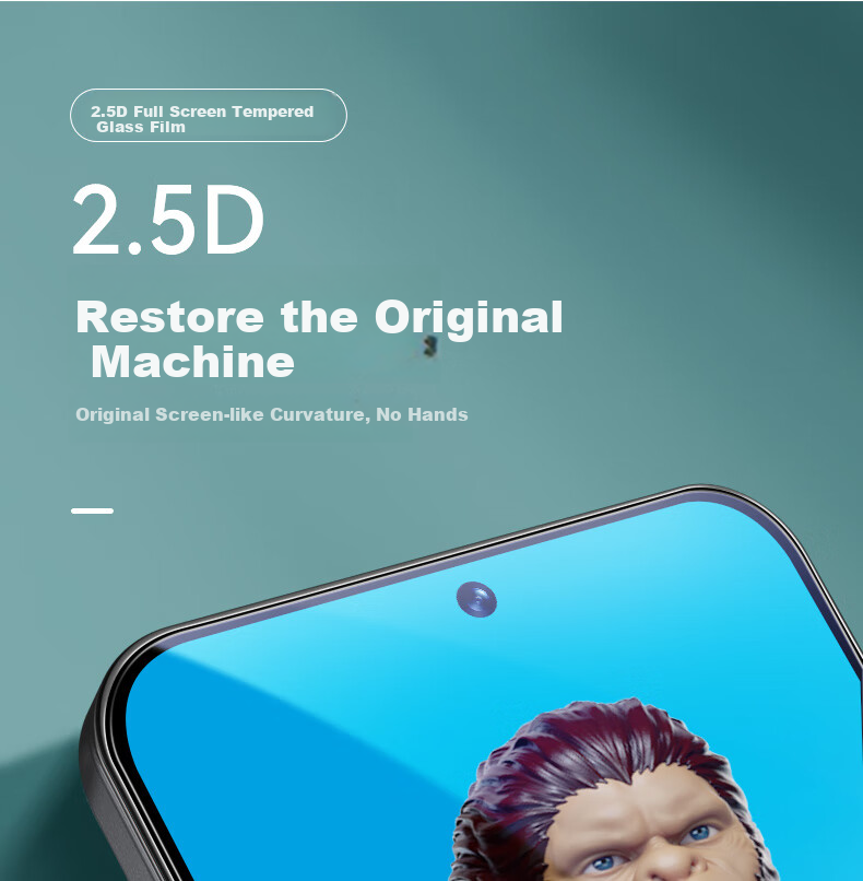 Защитное стекло BLUEO для OnePlus Ace 5/5 Pro, полное покрытие, высокая прозрачность, защита от отпечатков пальцев