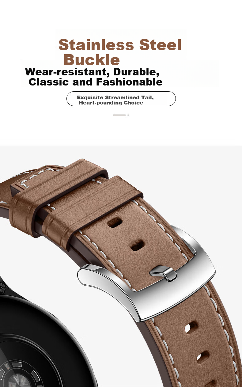 Ремешок для часов Xiaopijiang из натуральной кожи, совместимый с Huawei Watch GT6/GT4/GT5 Pro/Watch5, быстросъемный для женщин, натуральная кожа, 42/41 мм, подлинная кожа