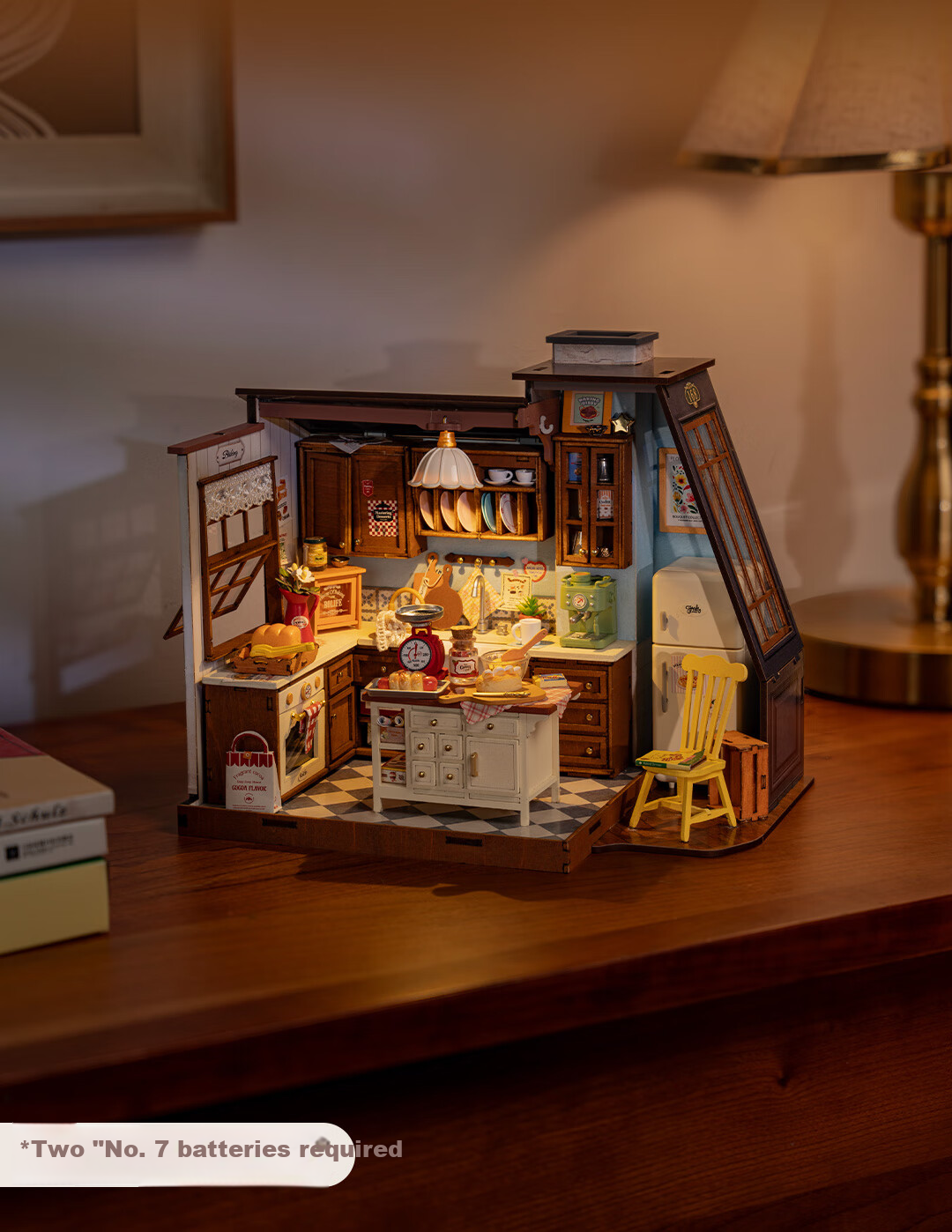 Конструктор Rolife "Пекарня" DIY Dollhouse, подарок на день рождения, День Святого Валентина, Новый год