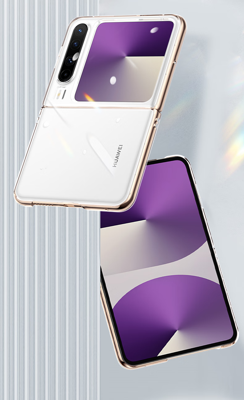 Чехол для телефона Sidefu для Huawei Pura X, полноэкранный, ультратонкий, в стиле Ins, защитный чехол, коллекционное издание Purax для мужчин и женщин - прозрачный жесткий корпус