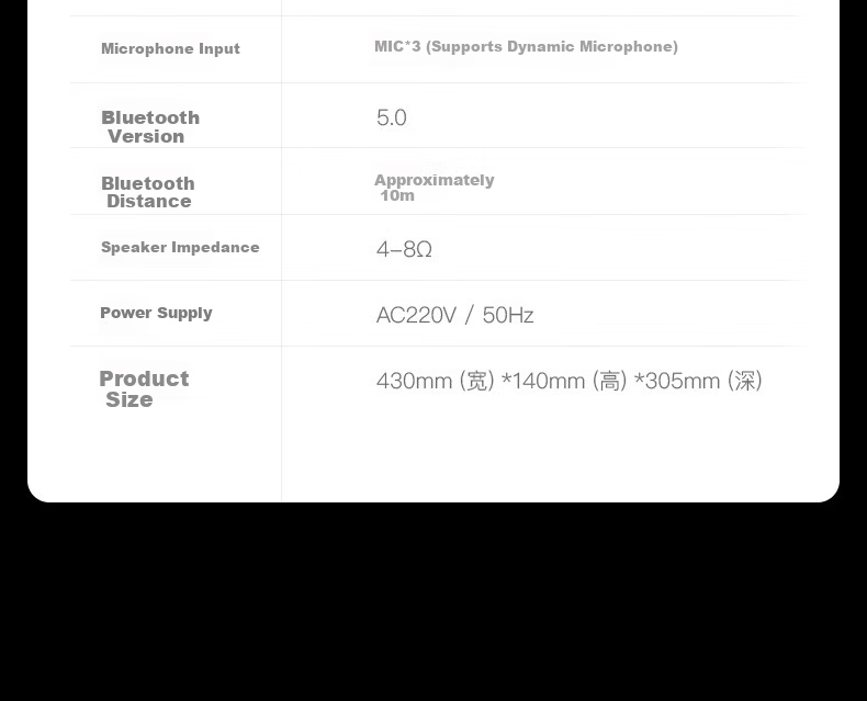 Усилитель Aiguozhe G15, акустическая система для конференц-залов, 200 Вт, Bluetooth, USB, AUX