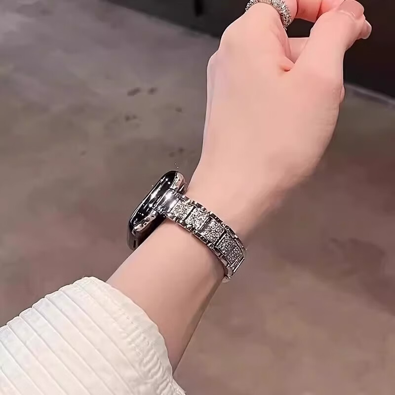 Ремешок CHENSONG для Huawei Watch Fit3/4/4 Pro, металлический, серебристый