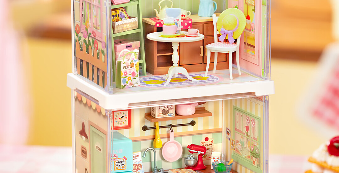 Конструктор Rolife Super World Mini Kitchen DIY, сборная модель кукольного домика