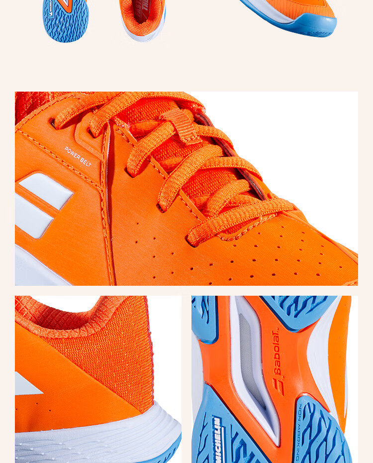 Детские теннисные кроссовки Babolat PROPULSE JR 3 AC, синие, размер 36