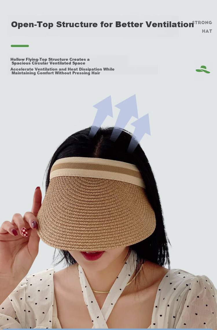Женская соломенная шляпа GLO-STORY с широкими полями, защита от солнца, пляжная шляпа WMZ824170