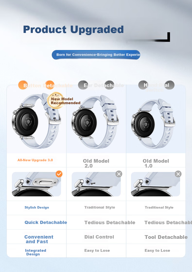 Ремешок Xiaopijiang для Huawei Watch GT6/GT5Pro, силиконовый, с узором "ледяной кристалл", женский, универсальный для 42/41мм циферблата, черный