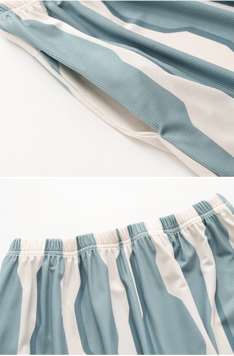 Комплект пижамы LangSha Ice Silk для мужчин и женщин, летний, тонкий, из двух предметов, майка и шорты, можно носить на улице