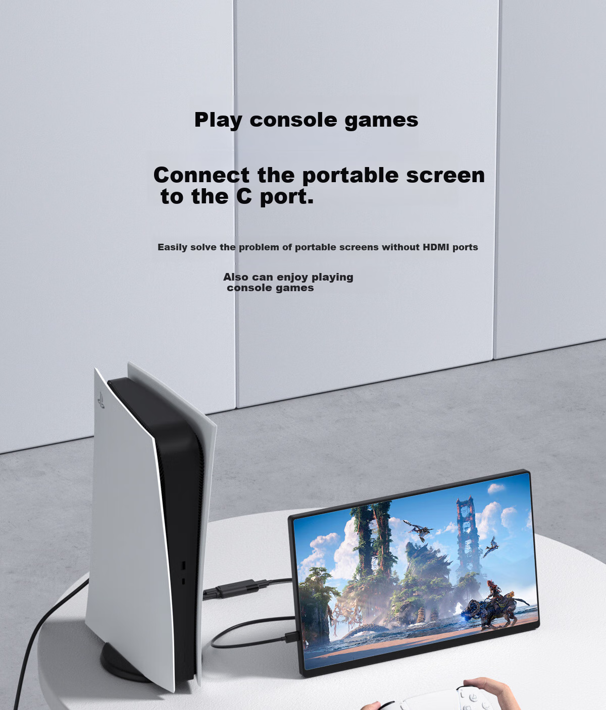 Переходник Hagibis HDMI на Type-C, адаптер для AR-очков, кабель для передачи изображения с Switch на 2 экрана, подключение PS5, портативный дисплей для автомобиля, подходит для XREAL One/Leiniao Air3