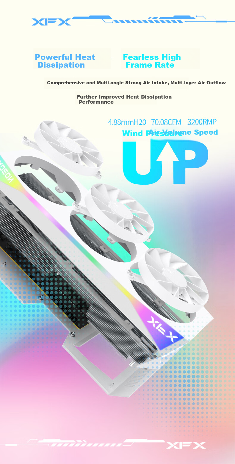 Видеокарта XFX AMD Radeon RX 9070 XT OC Overseas Edition Ultra 16GB GDDR6