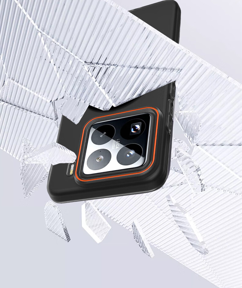 Чехол Baozou для Xiaomi 15 Pro, магнитный, полупрозрачный, тонкий, с защитой от отпечатков пальцев, черный