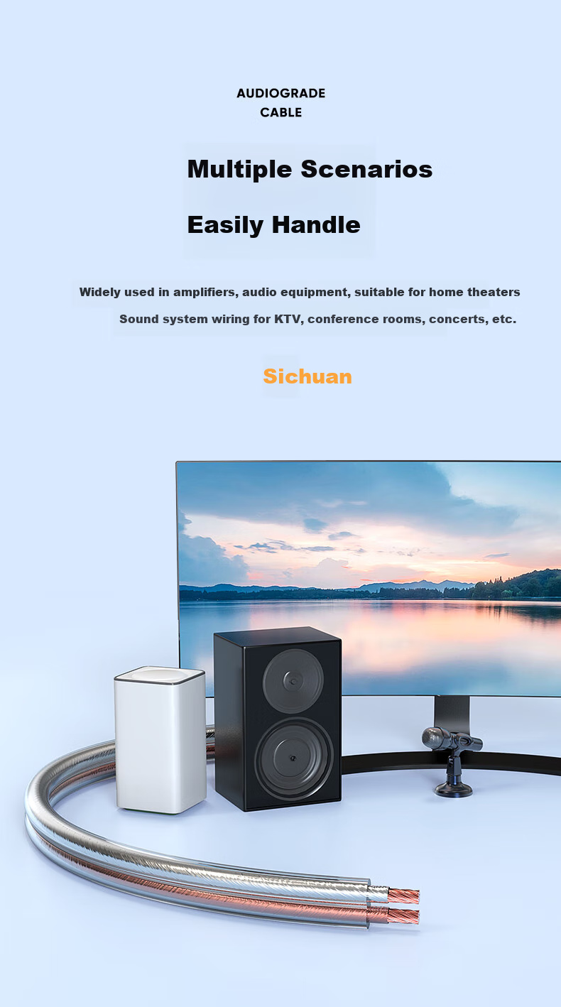 Аудиокабель BIAZE Audiophile Pure Copper, 50 жил, 20 метров, усиленное экранирование, защита от помех