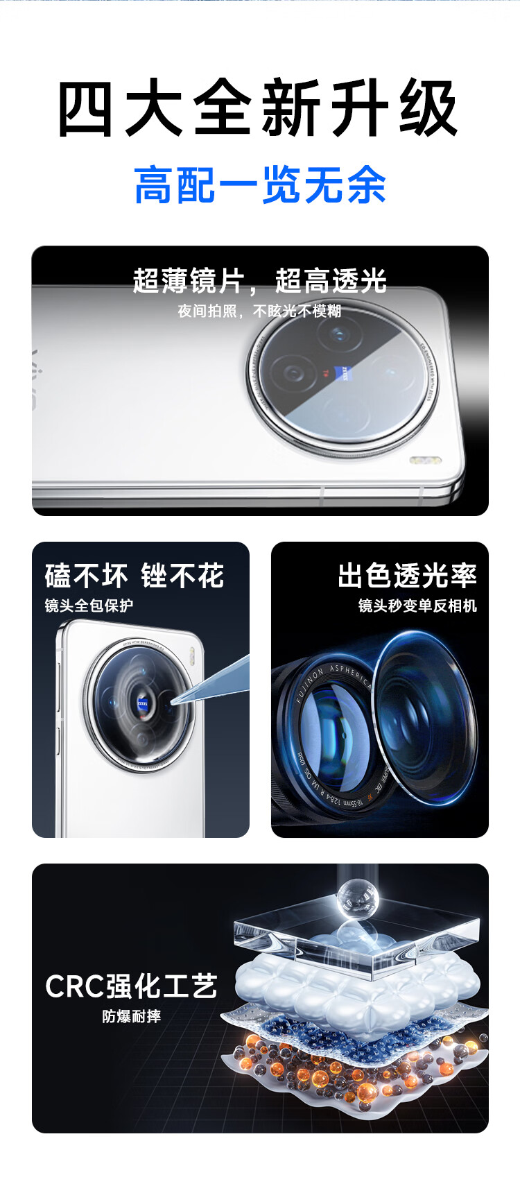 Защитная пленка для камеры KOOLIFE для Vivo X200s, ультратонкая, HD, защищающая от царапин и пыли
