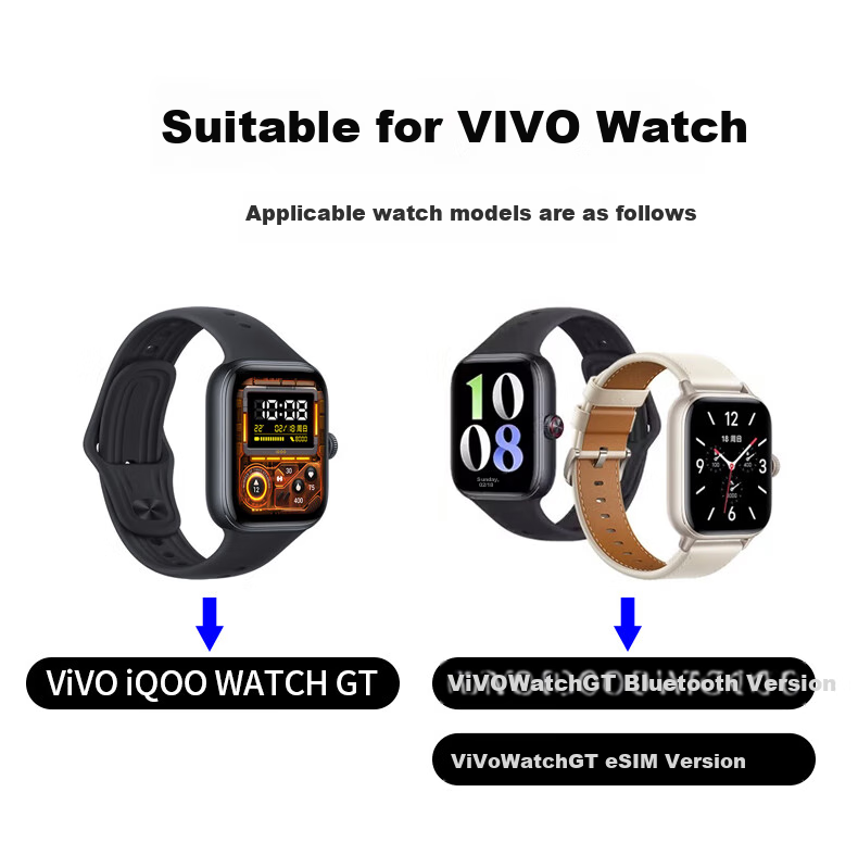 Магнитная зарядная док-станция Masentek для Vivo IQOO Watch GT, кабель для быстрой зарядки, совместимый с Bluetooth/ESIM версией GT, аксессуар USB