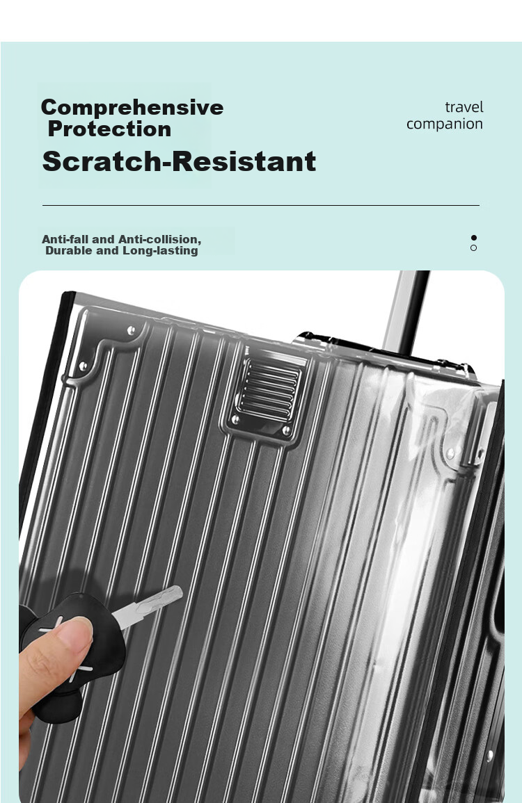 Защитный чехол для багажа Right Away, для чемодана 28 дюймов, кожаный чехол, водонепроницаемый, пылезащитный, утолщенный