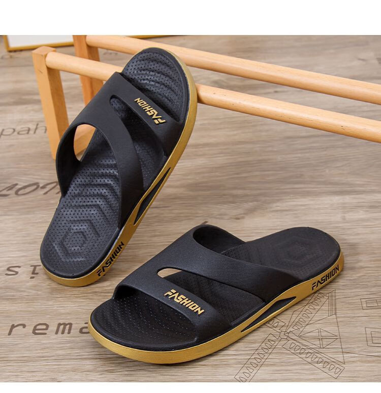 Мужские пляжные шлепанцы FOOTOPPO, трендовые, с открытым носком, нескользящие, летние, для студентов