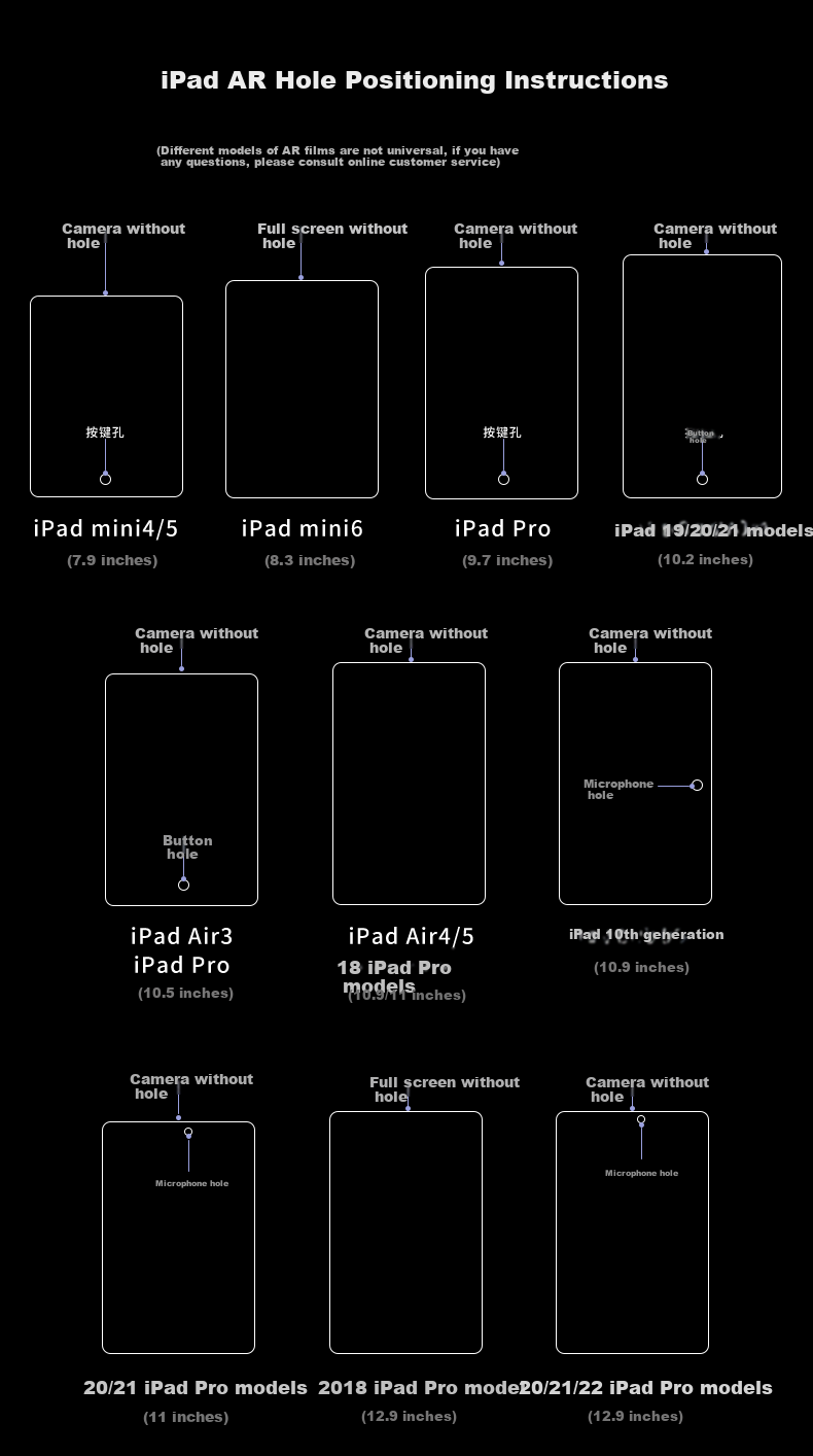 Защитная пленка Mofawu AR для планшетов iPad Pro 20-22, ультра-прозрачная, антибликовая, 11-дюймовая, высококачественная
