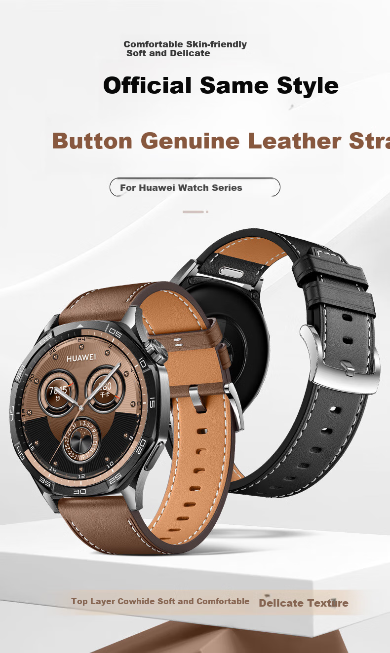 Ремешок для часов Xiaopijiang из натуральной кожи, совместимый с Huawei Watch GT6/GT4/GT5 Pro/Watch5, быстросъемный для женщин, натуральная кожа, 42/41 мм, подлинная кожа