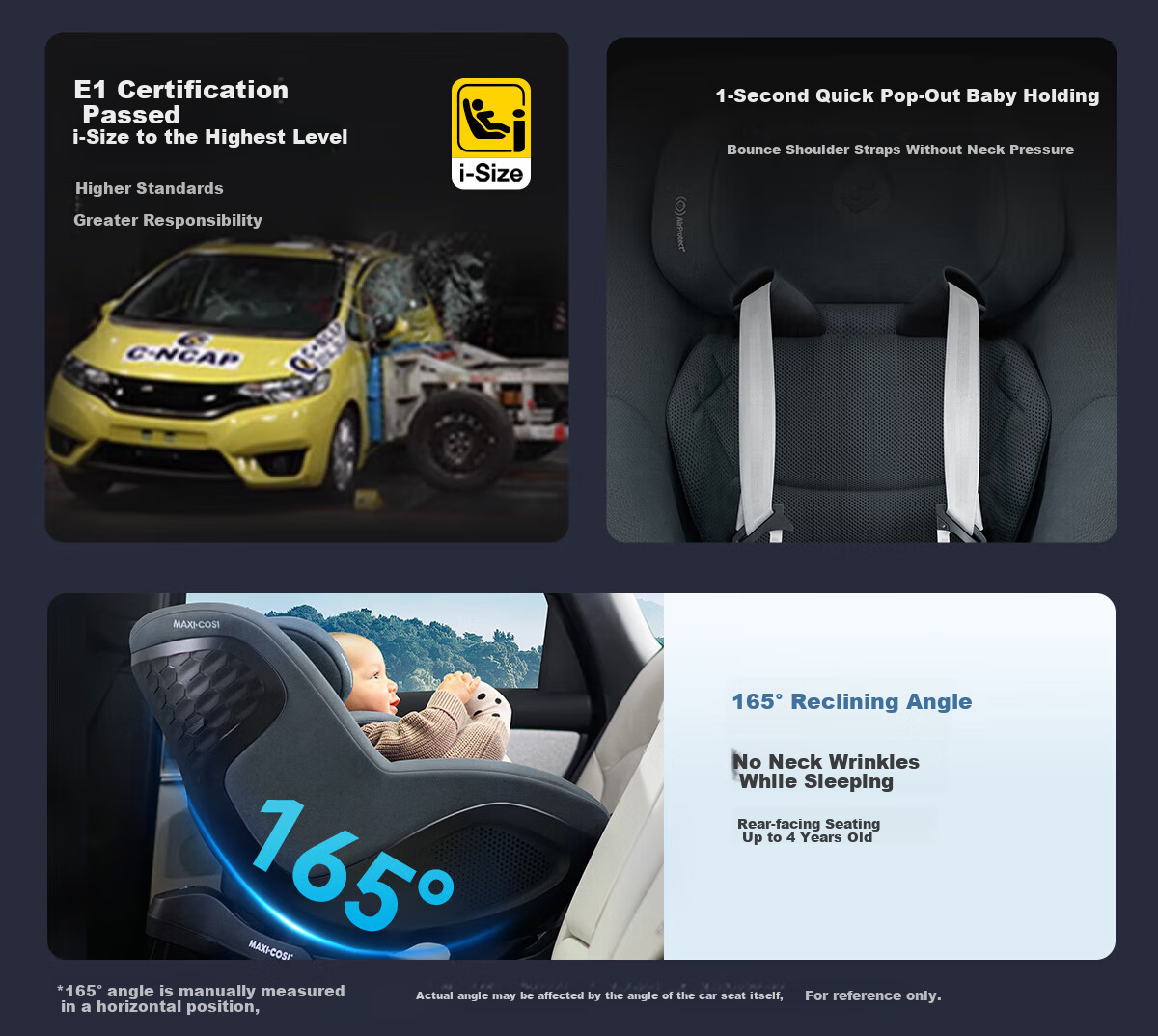 Автокресло Maxi-Cosi Mica360Pro для детей от 0 до 4 лет, сертифицированное i-Size, одобренное ADAC, с вращением на 360 градусов, цвет графитовый серый