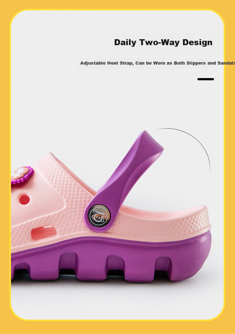 Женские сандалии Paul Frank, перфорированные, для сада, уличные, повседневные, дышащие, с мягкой подошвой, двойного назначения, белые, размер 40-41