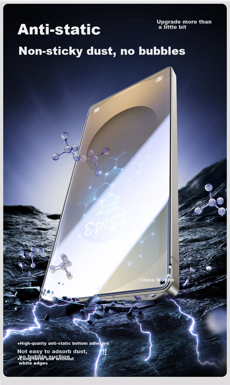 Защитное стекло Shanmo для Samsung Galaxy S25+, полное покрытие, HD Clear, защита от отпечатков пальцев, 2 шт.