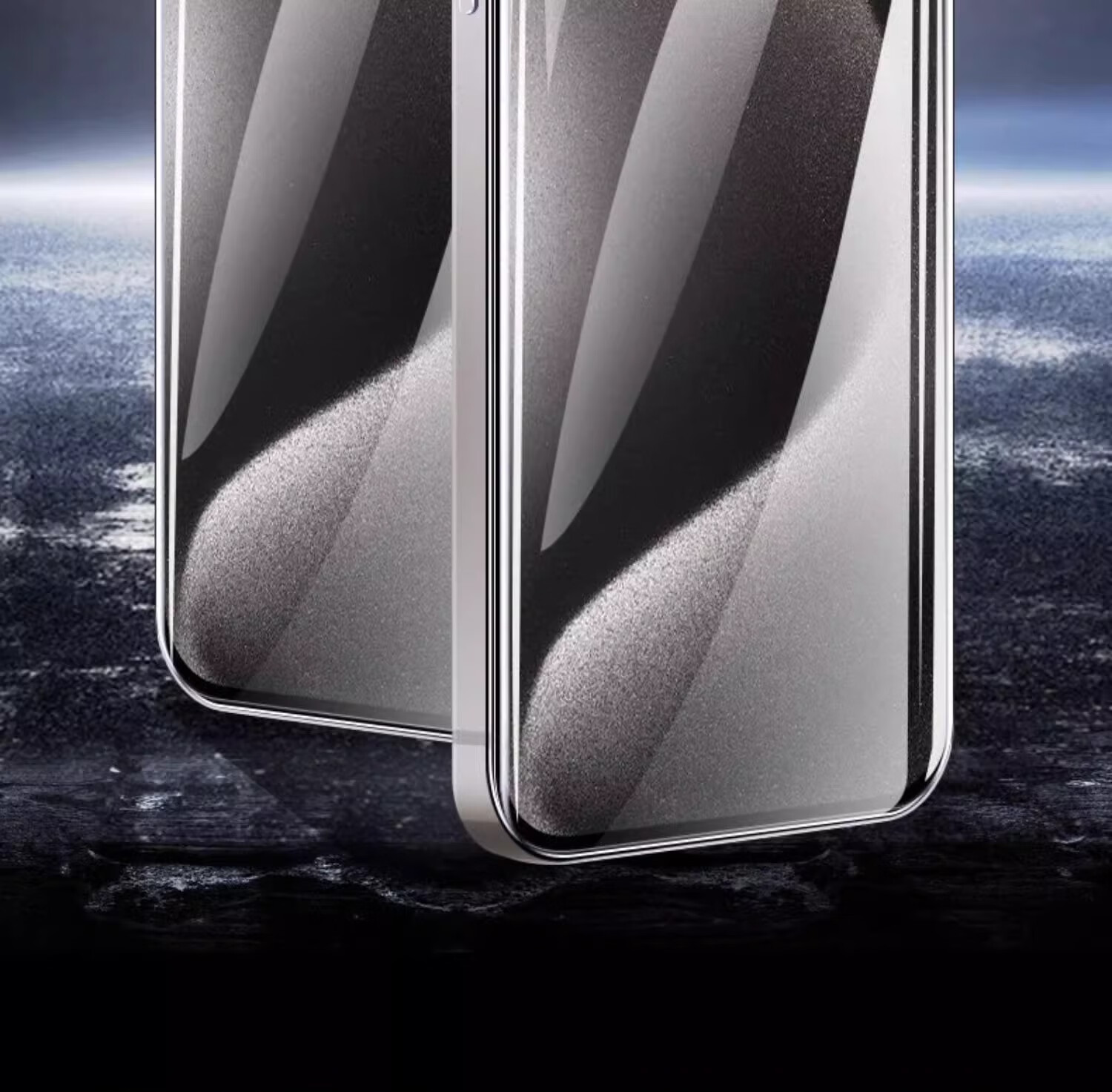 Защитное стекло Smorss для Apple iPhone 15 Pro Max, ультратонкое, полное покрытие экрана, защита от отпечатков пальцев и падений