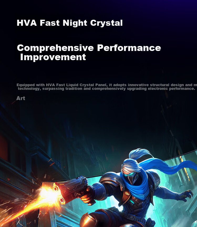 Игровой изогнутый монитор HKC CG345UK 34 дюйма, 21:9, WQHD, 240 Гц, HDR400, 1500R, 1 мс, HDMI 2.1