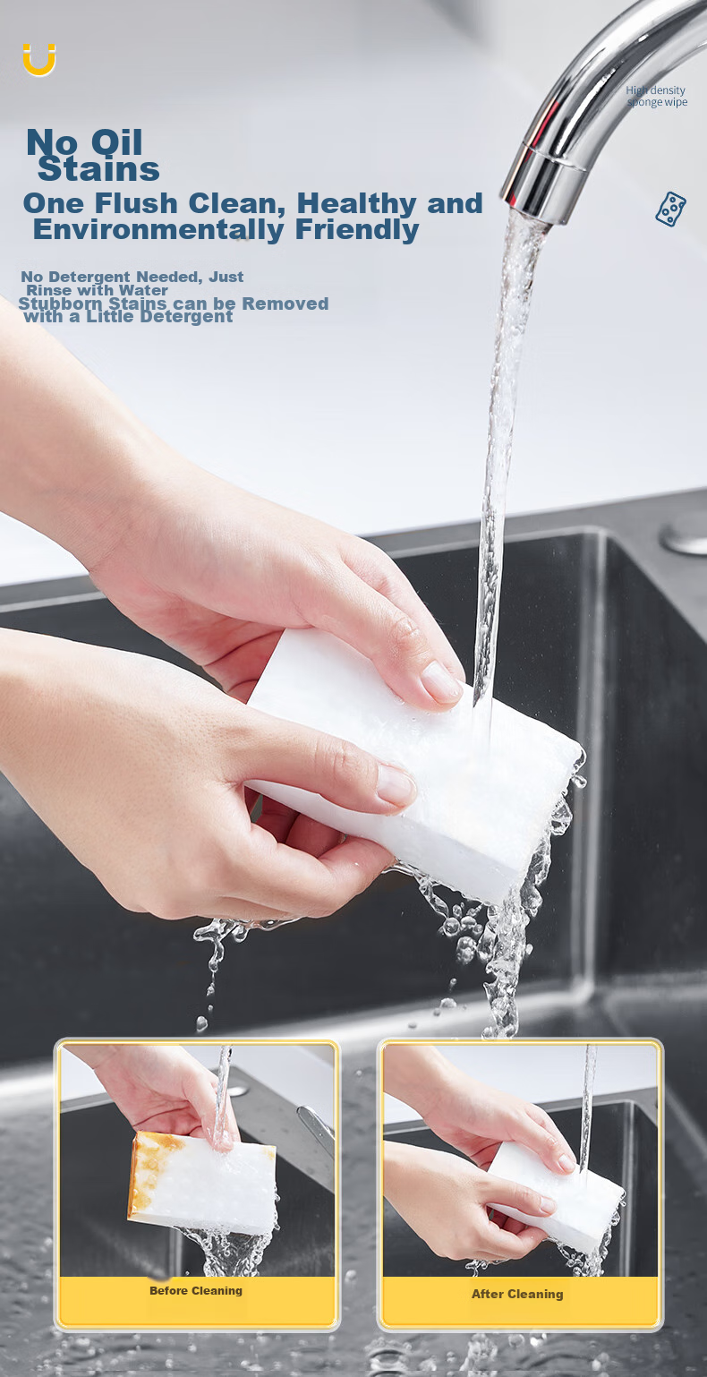 Набор губок для чистки Sulida Nano Sponge, 20 шт., белые