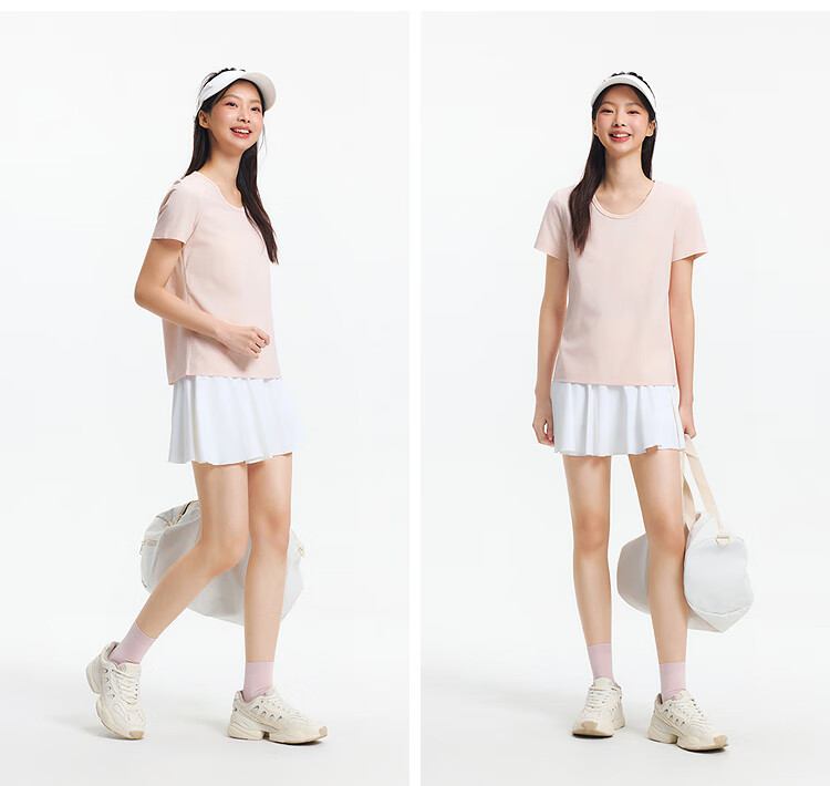 Женская футболка Semir, короткий рукав, укороченный крой, летняя, размер S, светло-цветочный серый