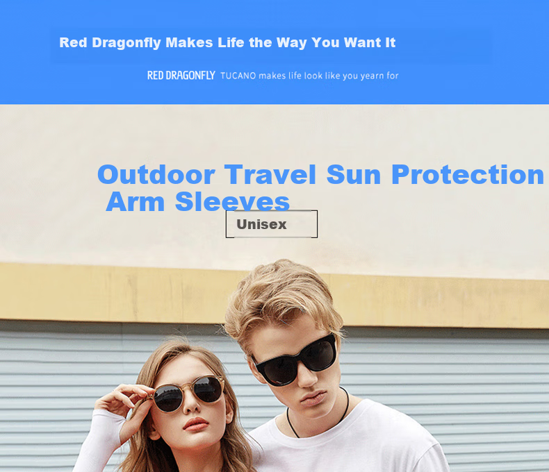 RED DRAGONFLY Солнцезащитные нарукавники из ледяного шелка для мужчин и женщин, летние для езды на велосипеде, спорта, тонкие, дышащие, блокирующие ультрафиолет