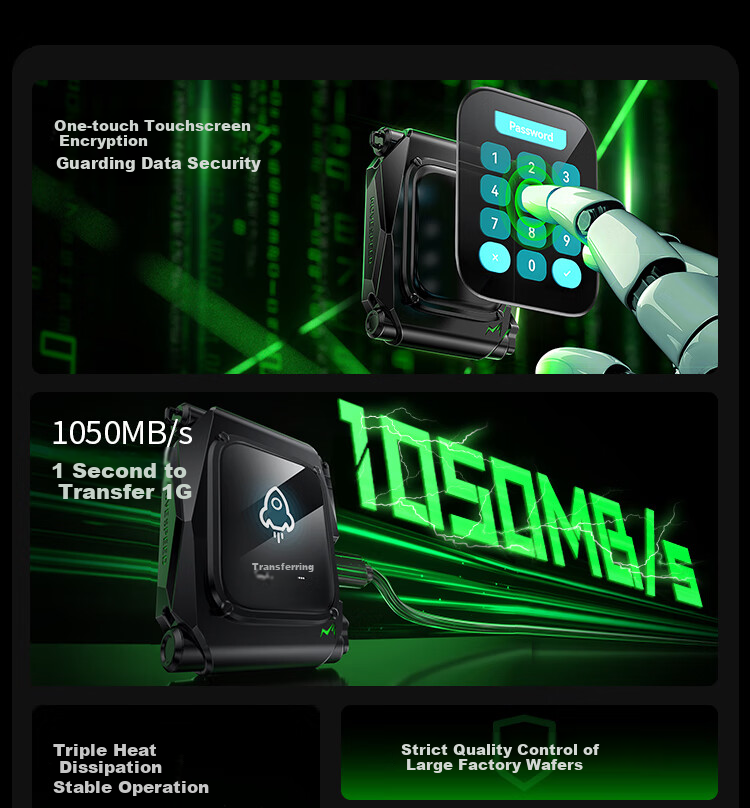 Внешний SSD накопитель MOVE SPEED
