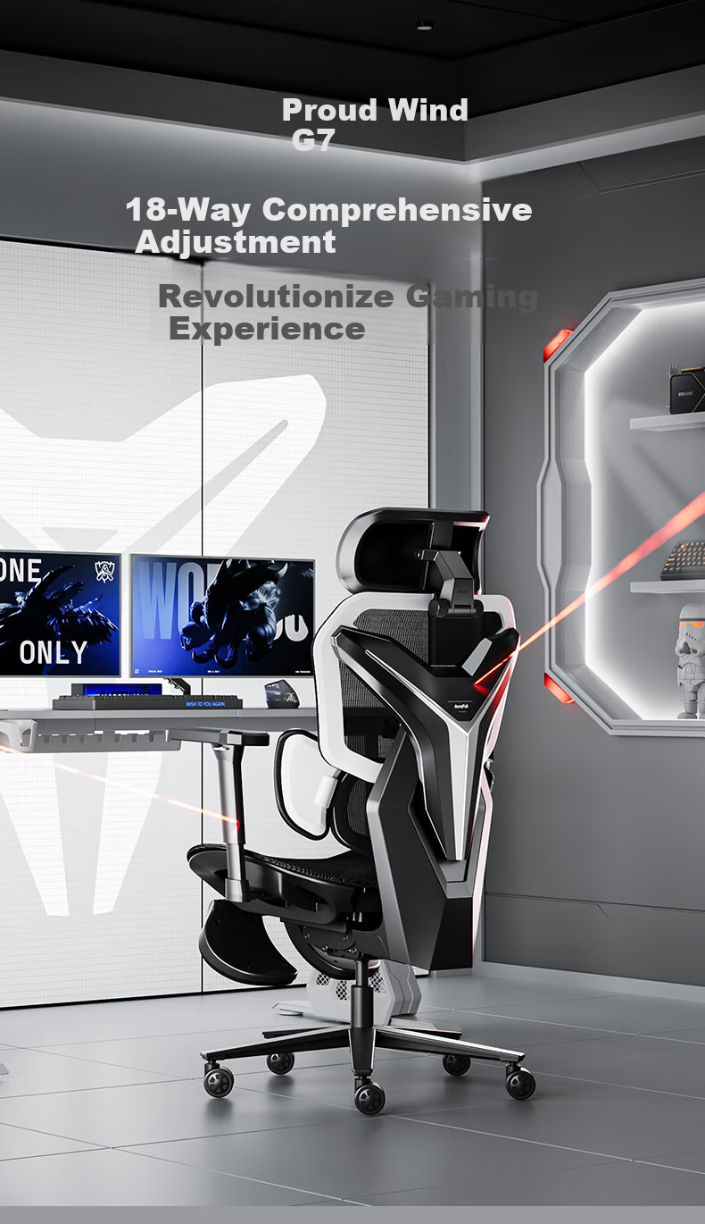 Игровое кресло AutoFull G7, эргономичное, для компьютера и офиса, с биомеханическим сиденьем