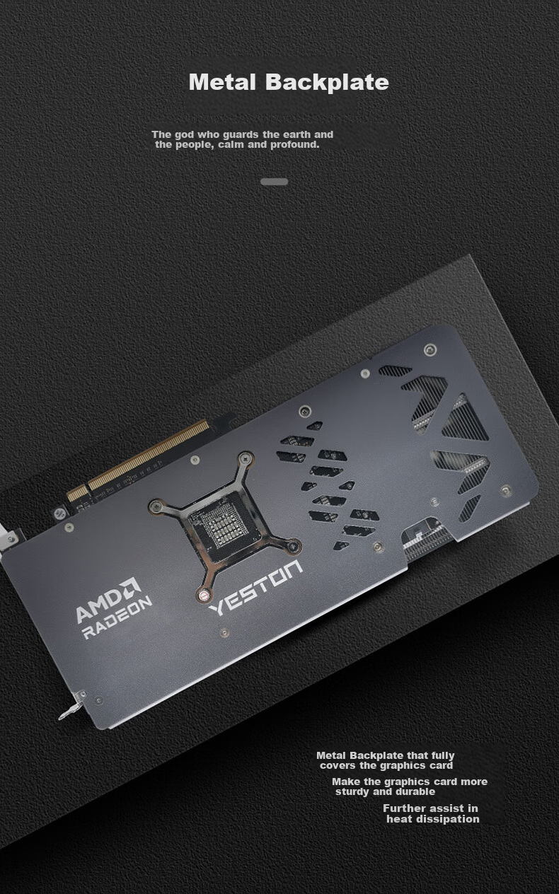 Видеокарта Yeston AMD Radeon RX 7650 GRE 8GB GDDR6, Dual Fan, PCIe 4.0, HDMI, DP