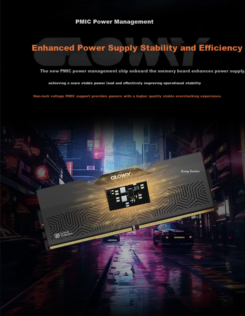Оперативная память Gloway DDR5 32GB (2x16GB) 6000MHz CL36 Longwu-Yue