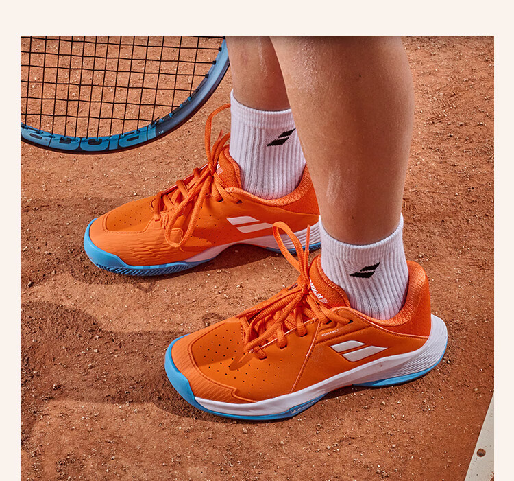 Детские теннисные кроссовки Babolat PROPULSE JR 3 AC, синие, размер 36