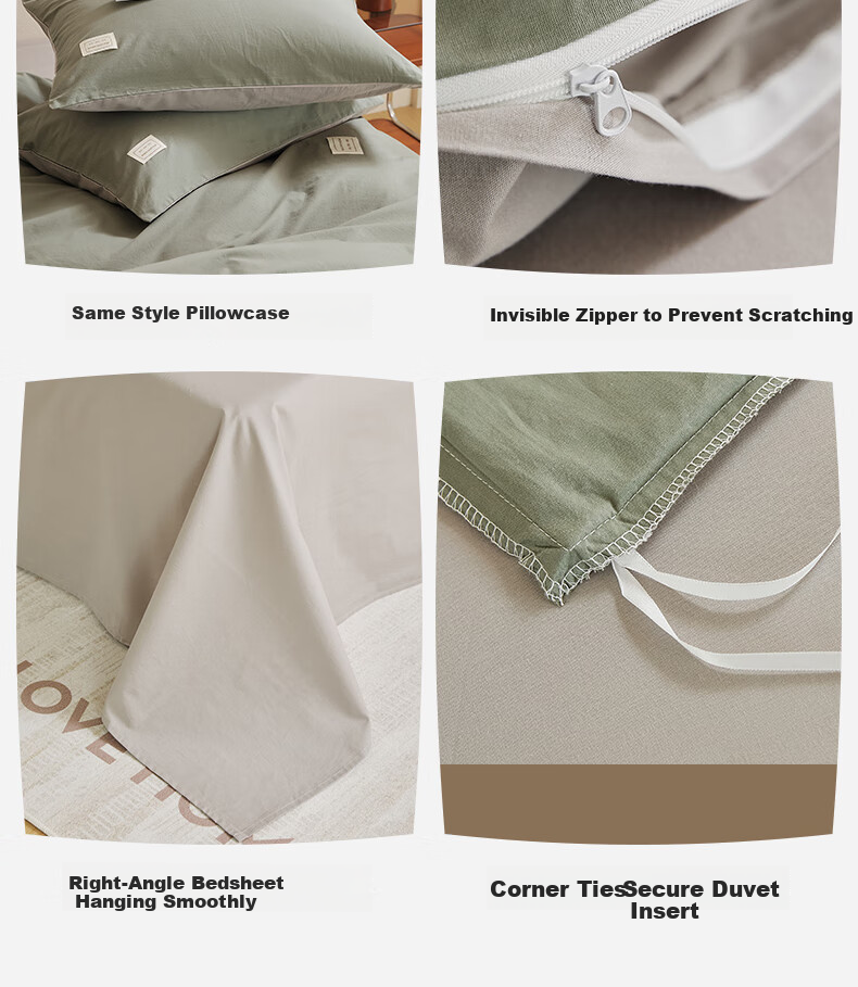 Комплект постельного белья HLA Pure Cotton, 1.8м, синий