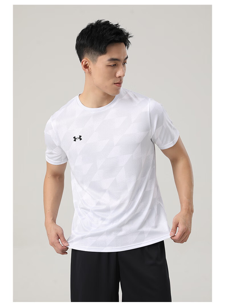 Мужская спортивная футболка UNDER ARMOUR, быстросохнущая, с коротким рукавом, для бега, фитнеса, тренировок, повседневная, удобная футболка с полурукавом
