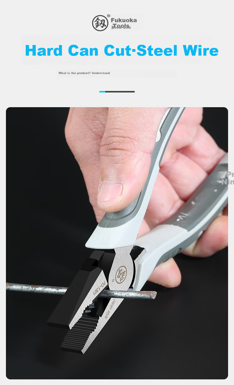 Пресс-клещи "Fukuoka Tools" FO-1302, 7 дюймов, ручные, для кабельных наконечников