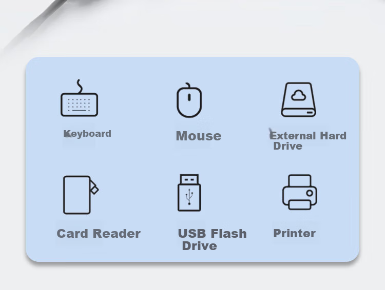 USB-хаб Netac WH21, 5 портов USB 3.0, алюминиевый сплав, серый