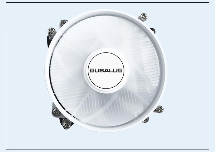 Кулер для процессора BUBALUS L9W White (INTEL 1151/1200, 9см гидравлический вентилятор, медное основание)