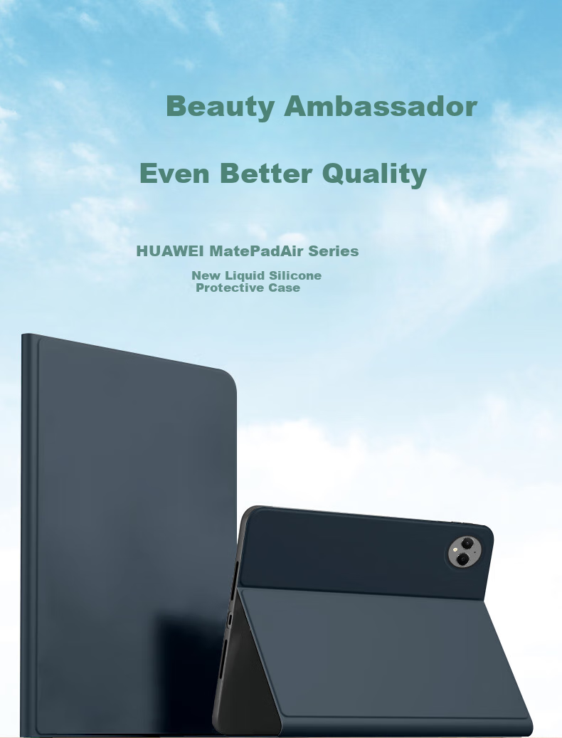 Чехол ALittleFlower для Huawei MatePad Pro 12.2 дюйма (2025), тонкий, защитный, противоударный, с функцией сна/пробуждения, темно-синий