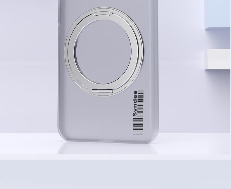 Противоударный чехол Baozou для Xiaomi Mi 15, матовый черный, с магнитной подставкой
