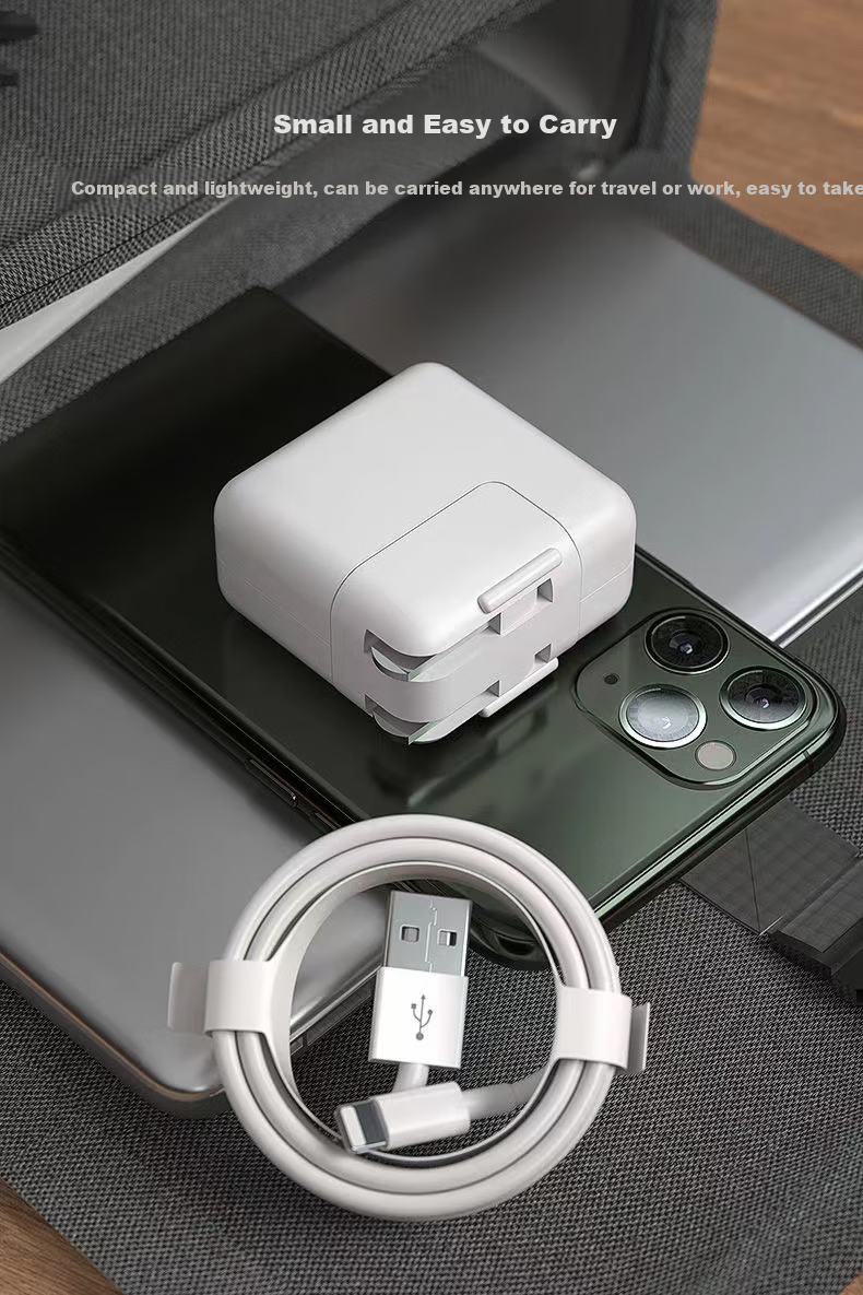Зарядное устройство JOWOYE для Apple iPhone/iPad, 12 Вт, быстрая зарядка PD, белый, с кабелем Lightning