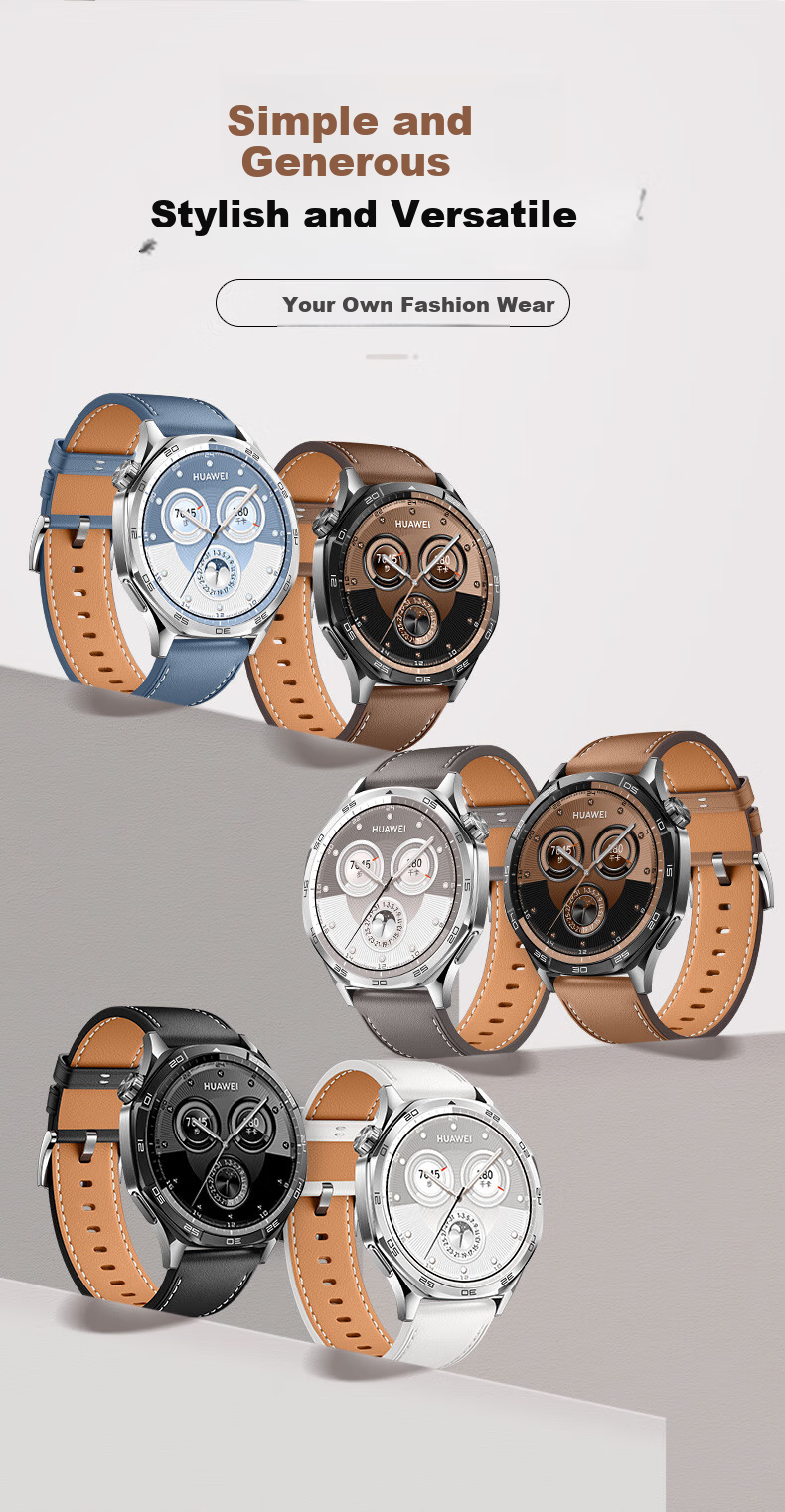 Ремешок для часов Xiaopijiang из натуральной кожи, совместимый с Huawei Watch GT6/GT4/GT5 Pro/Watch5, быстросъемный для женщин, натуральная кожа, 42/41 мм, подлинная кожа