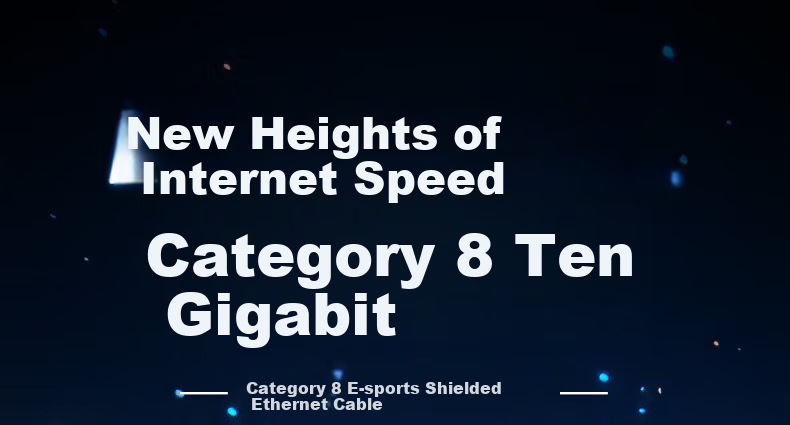 Сетевой кабель Jinghua Cat8 10 Gigabit Ethernet, 8-жильный витой пары, высокоскоростной игровой широкополосный компьютерный медный патч-корд, Cat7+, черный, 2 метра, W200G