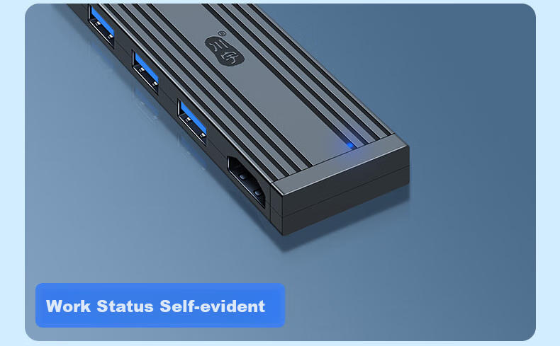 Универсальный Type-C хаб-адаптер Chuanyu с USB 3.0 и HDMI, совместим с MacBook, Huawei, iPad