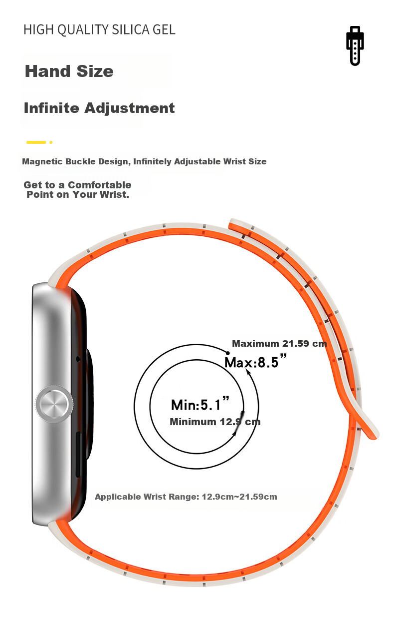 Магнитный силиконовый ремешок KMaxAI для Xiaomi Band 9/8 Pro, Redmi Watch 6/5/4, легкий розовый