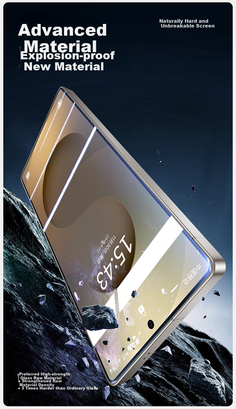 Защитное стекло Shanmo для Samsung Galaxy S25+, полное покрытие, HD Clear, защита от отпечатков пальцев, 2 шт.