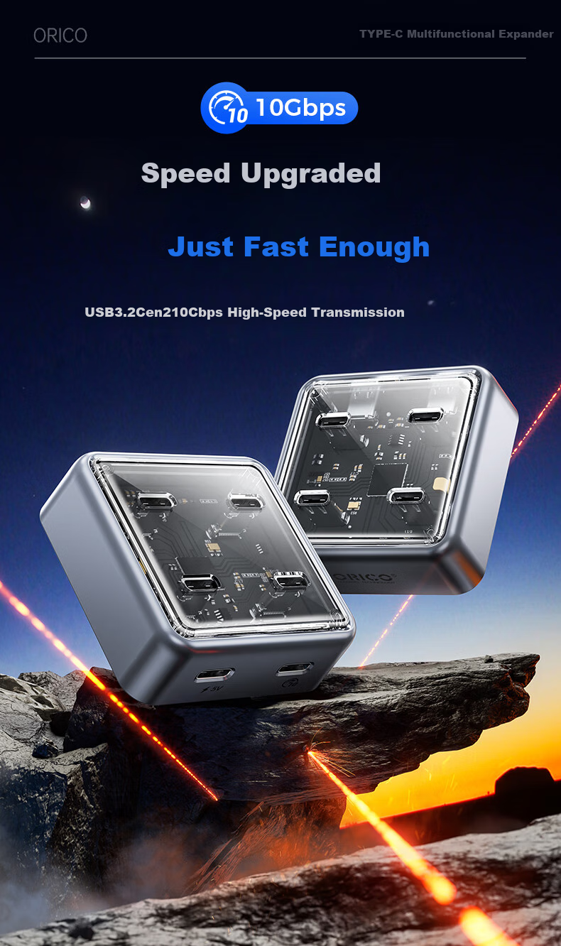 Многопортовый USB-C хаб ORICO