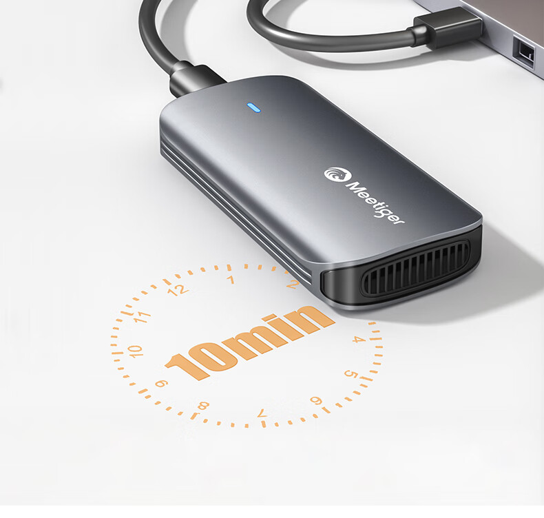 Внешний корпус M.2 NVMe SSD Mihu GM05, USB Type-C, 5 Гбит/с, алюминиевый сплав, для SSD 2230/2242/2260/2280, черный