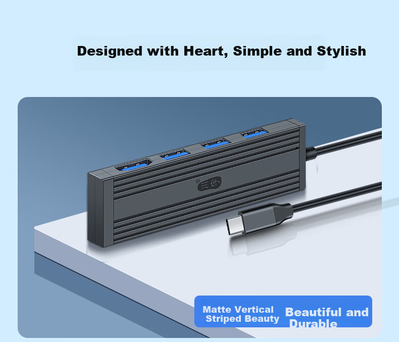 Универсальный Type-C хаб-адаптер Chuanyu с USB 3.0 и HDMI, совместим с MacBook, Huawei, iPad